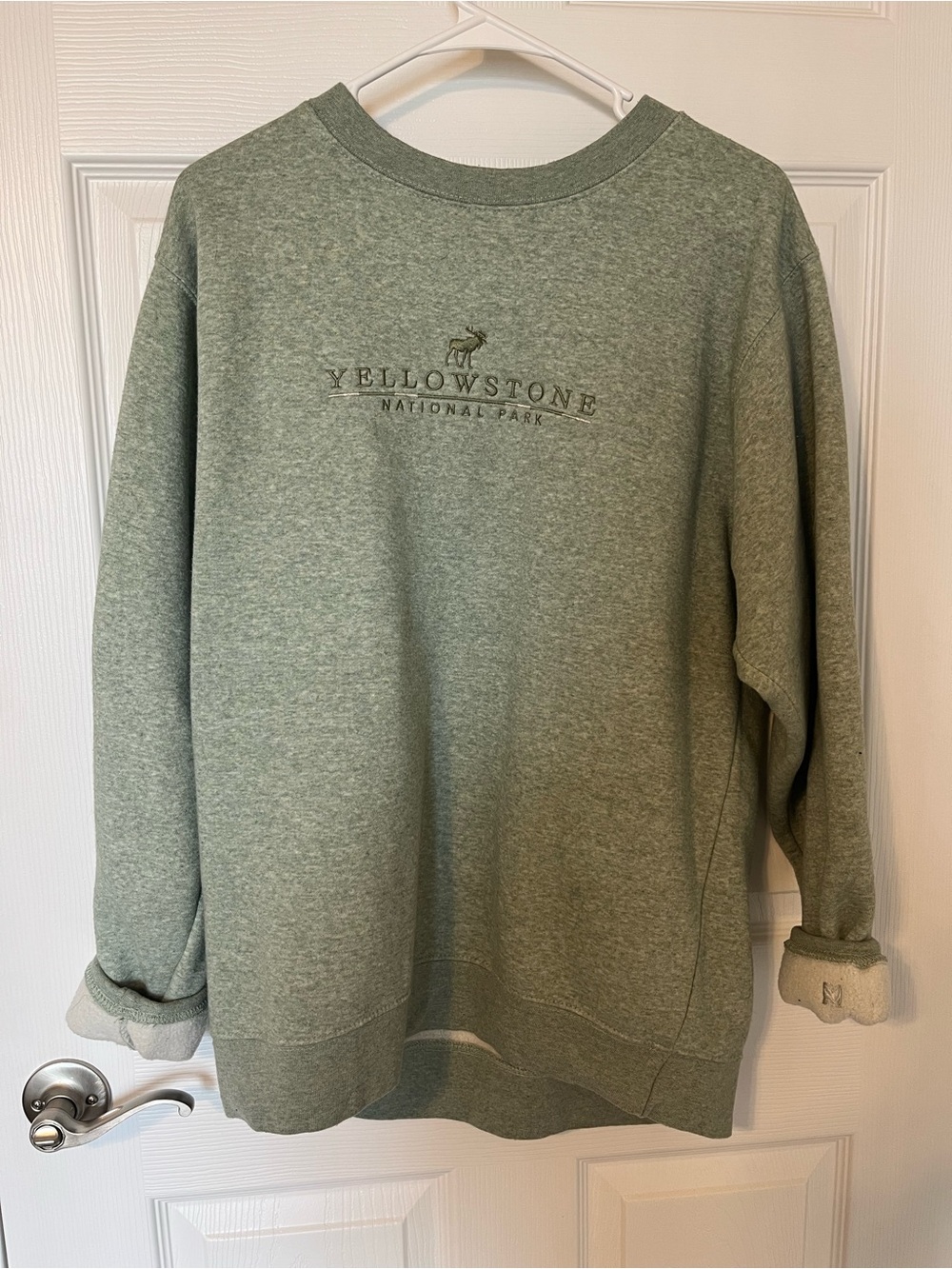 Men's Crewneck Sweatshirt in Sage Green